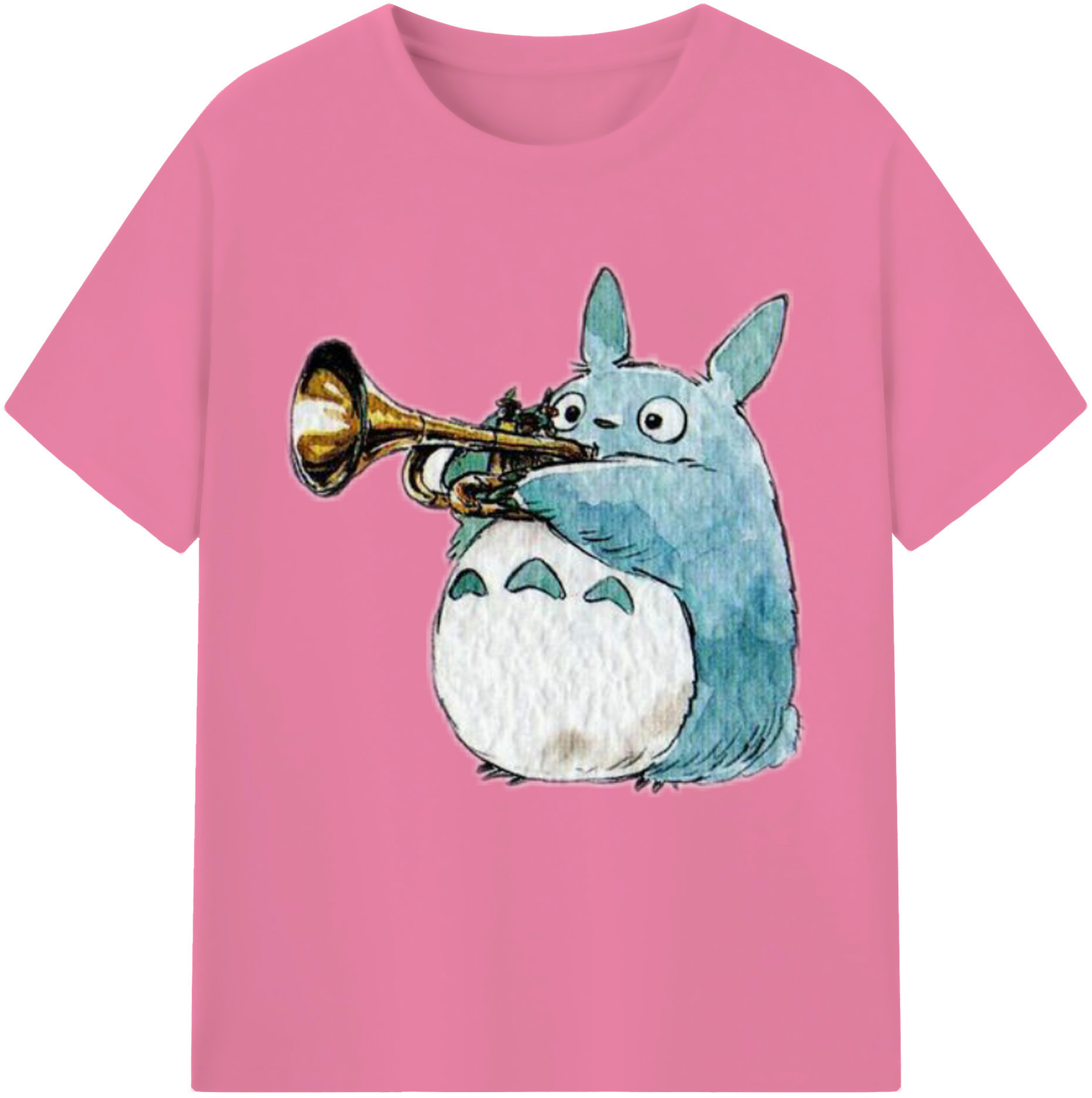 （画像用） となりのトトロ 草壁メイ 草壁サツキ My Neighbor Totoro Satsuki Kusakabe Mei Kusakabe 綿100％半袖Tシャツ（フロントプリント）